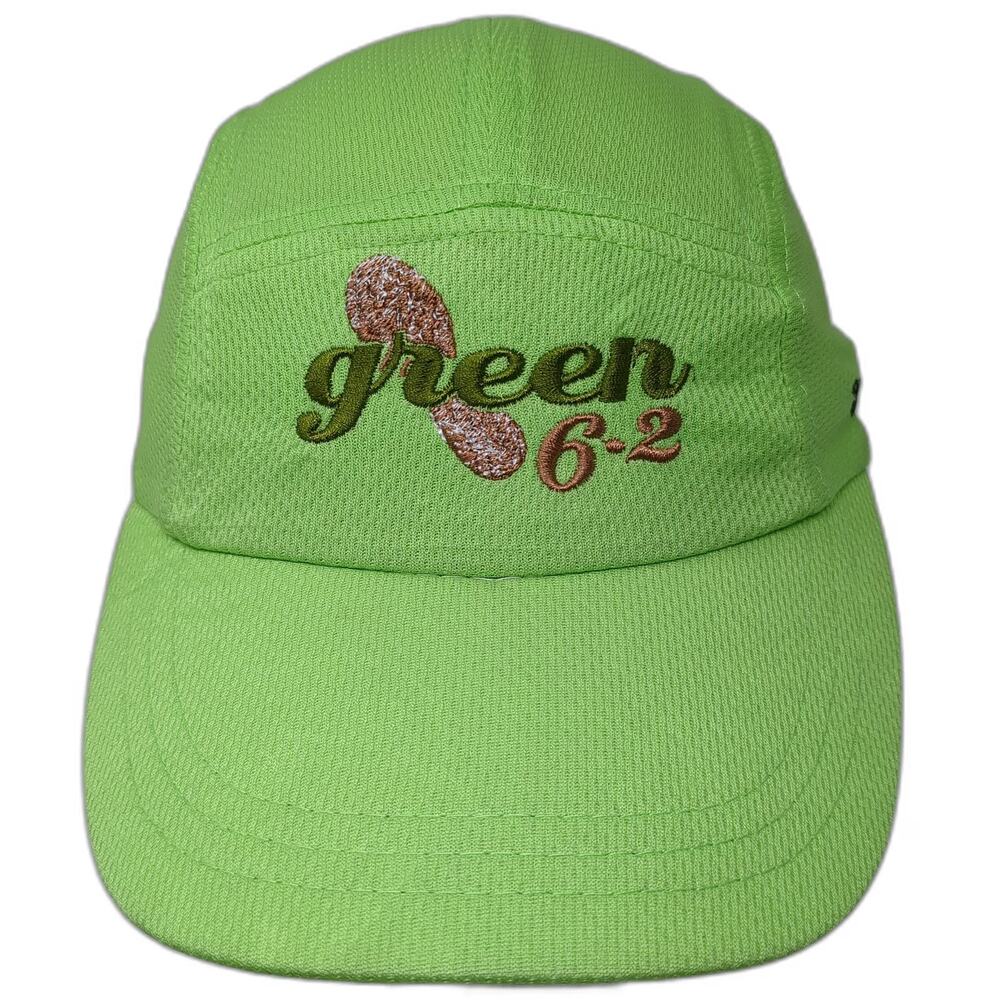 Headsweats 5 Panel Green Hat One Size Coolmax Audubon Green 6-2 Run Race Event